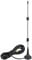 sourcing map WiFi Antenna 8dBi High Gain RG174 3 M Extension Cable SMA Male 2400MHz with Magnetic Base for Bluetooth/Zigbee Antenna
