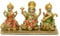 Hindu-Lakshmi Ganesha Saraswati Statue – Laxmi Ganesha Idol für Auto Armaturenbrett Dekor Zuhause Tempel Mandir Pooja Artikel indischer Puja Artikel Diwali Geschenk Meditation Yoga Altar Dekoration