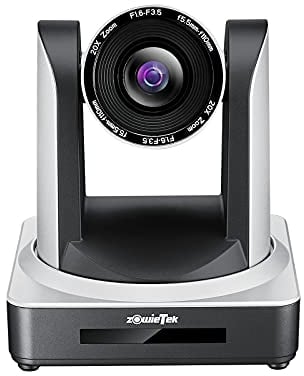 zowietek Pro PTZ Camera PoE 20X Optical Zoom IP Live Streaming Camera with Simultaneous HDMI and 3G-SDI Outputs PTZ IP Camera for Meeting, Church, Events, Teaching