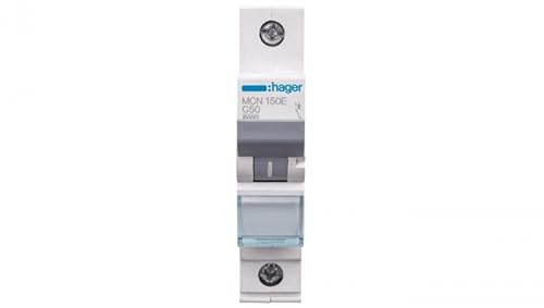 Leitungsschutzschalter 1P C 50A 6kA AC MCN150E Hager Polo 3250614313714