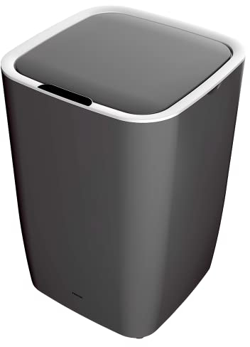 Infiniton Papelera Inteligente BIN9 (Negro, 9 Litros, Cubo de basura con sensor automatico, Free Movement (sin cables))