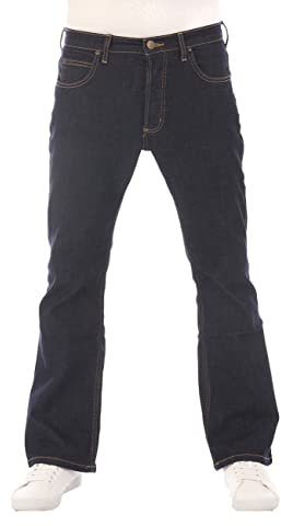 Lee Jeans Herren Stretch Bootcut Denver Jeanshose Hose Denim w33, Farbe: Rinse, Größe: 33W / 32L
