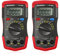 INFURIDER Multímetro Digital Profesional Tester Electricista, Polimetro Digital 4000 Cuentas,Autorrango Voltimetro Amperimetro para Medir Voltaje,Corriente,Ohm,Capacitancia,Temperatura y Diodo【2PCS】