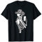 Selfies Skelett Kuhfell Cowgirls Western Kuh Cowgirl Hut T-Shirt