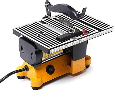 Wood Cutting Mini Bench Saw - 4 Multifunction Mini Table Saw for Wood, Metal, Copper, and Aluminium - Compact Mini Cutting Machine for Precision Cuts - Ideal for Hobbyists and DIY Enthusiasts