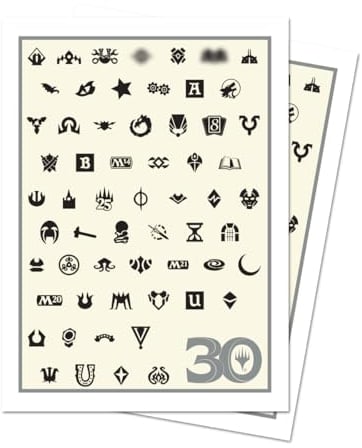 Ultra PRO - 30th Anniversary 105ct APEX® Deck Protector® Sleeves for Magic: The Gathering, Sized to Fit Standard Size Cards, Sleeve MTG Commander Deck in New APEX Sleeves for Ultimate Shuffle Feel