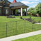 INJOPEXI Decorative Garden Fence, 6 Panels, 13.3ft(L) x 36(H), Animal Barrier Fence with 6 Panels, Rustproof Metal Wire, No Digging Rabbit Fence, Dog Fence for Outdoor, Backyard,