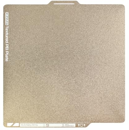 BCZAMD 3D Drucker Plattform 257x257mm Dual Side Textured PEI Steel Sheet für X1C P1P P1S A1: Starke Haftung Easy Prints Release Removable and Flexr Spring Build Plate no Magnetttic Sticker