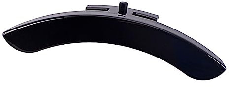 CORHAD Zinc Alloy Banjo Armrest Black with Mirror Finish Single Leg Banjo Protector Replacement Part for Folk Instrument Accessories