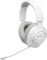 JBL Quantum 360 Wireless Over-Ear Gaming Headphones with 2.4GHz/Bluetooth Dual Wireless Connection, 22H Battery, Multiplatform Compatible, Detachable Mic with Mute Option, White