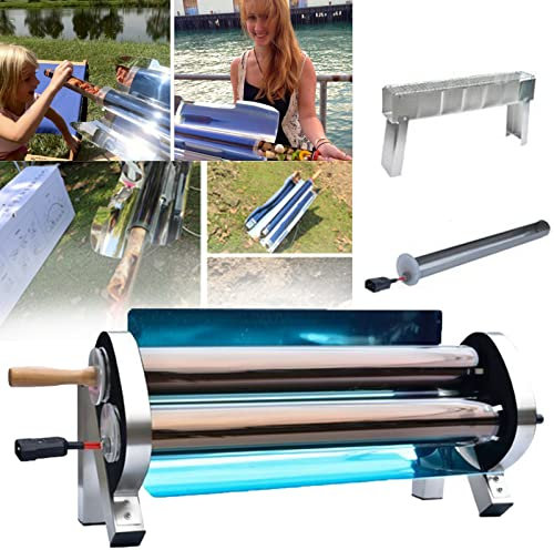 SmPinnaA Gril De Barbecue Portable, Cuiseur De Barbecue Solaire, Gril À Tube sous Vide Extérieur pour Four Domestique pour Barbecue Commercial sans Fumée, Livré avec Un Sac De Rangement Por