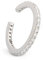 XENOX® Damen Earcuff aus hochwertigem 925/- Sterlingsilber mit Zirkonia-Steinen | XS4213