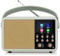 Digital DAB Radio | Portable Bluetooth Radio Alarm Clock Mains and Battery | FM Radio,60 Presets,Headphone Jack | Clock Radio,Kitchen Radio,Bedside Radio,Retro Radio,Vintage Radio style | Lemega CR8