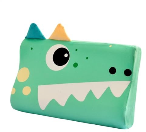 Schlummerkids Kissen, 16X10 Inch Calmly Kinderkissen, Süßes Tier Schlummerkids Kinderkopfkissen, Atmungsaktiv Kuschelkissen Kinder, Ergonomisches Komfortkissen Kinder, für Junge & Mädchen