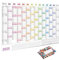 Großer Wandkalender 2025, 29,21 X 20,67 Zoll Groß Jahresplaner 2025, Jahreskalender Im Hochformat, Wandplaner Bürokalender Familienplaner Mit Etikettenaufkleber Großer Wochenplaner & Monatsplaner