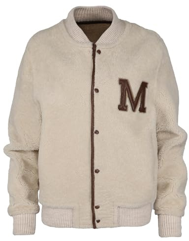 Maze Damen Lederjacke 42021202 Beige/offwhite