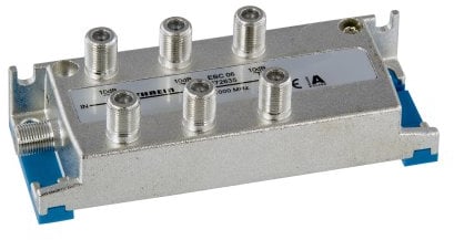 Kathrein EBC 06 6-fach-Verteiler (F-Anschluss, 5-1000 MHz, Rückweg- und UHF-tauglich, TV, Kabel)
