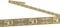 Folat Absperrband 50 zur Goldenen Hochzeit, PVC, ca. 15 Meter x 7,5 cm.