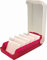 helit H6901025 - Karteikarten Box „the beebox“ DIN A8 quer, himbeer, Lernkartei und Aufbewahrungsbox