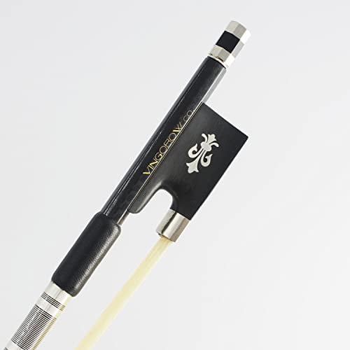 VINGOBOW 4/4 Größe New Textured Carbonfiber Geigenbogen Beliebtes Modell Gut ausgewähltes Rosshaar aus der Mongolei für Profispieler Elegantes Design