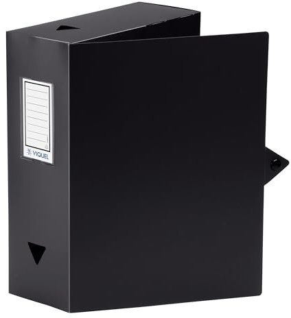 Viquel Class Doc Heftbox Polypropylen, Rücken 100 mm schwarz