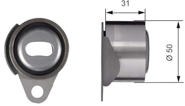 GATES PowerGrip Spannrolle T41157