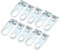 uxcell a16062900ux0478 40 mm x 15 mm Metall Bilderrahmen aufhängen Klammern Haken Kleiderbügel de
