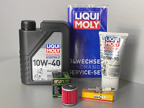 MotorFunSports Wartungs - Set TGB Bellavita 125 CCM EFI, Oelfilter, Zündkerze, Oel