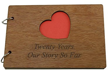 20 Years Our Story So Far – Sammelalbum, Fotoalbum oder Notizbuch, Idee zum 20. Jahrestag