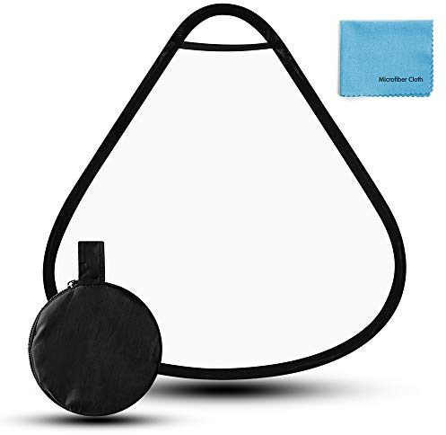 Fotover Fotografie Studio Beleuchtung Reflektor Faltbare Soft Diffusor Scheibe Panel mit Handgriff und Tragetasche (12inch)