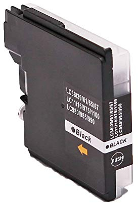 Alternativ Tintenpatrone für Brother LC-985BK LC-985 Schwarz für Brother DCP-J125 DCP-J140 W DCP-J315 DCP-J515 MFC-J220 MFC-J265 MFC-J410 Series MFC-J415 von ABC
