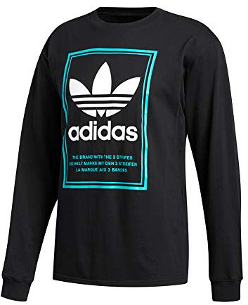 adidas Originals Men's Tongue Label Long Sleeve T-Shirt