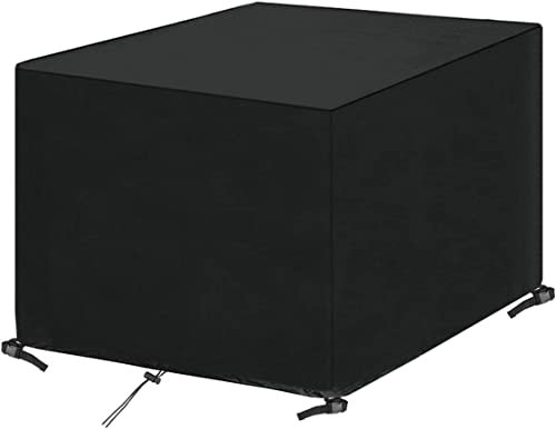 SanGlory Garden Furniture Cover Waterproof Outdoor Furniture Covers, Heavy Duty Oxford Fabric Patio Set Cover Rectangular Windproof and Anti-UV Patio Table Chairs Sofa Covers (135 x 135 x 75cm)