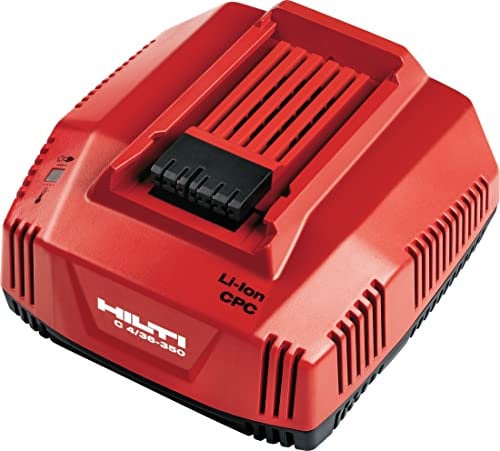 Hilti 2028875 Cargador rápido batería de Ion Litio C 4/36-350 230V (Compatible con 12 V, 14 V, 22 V y 36 V. Salida 9 A y 350 W. En Caja)