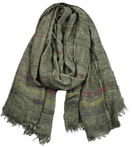 MEISHINE 190 * 90cm Herbst Winter Herren Baumwolle Gemischt Schal Mode Drucken Schal Herren Halstuch Basic Scarf (Style 9)