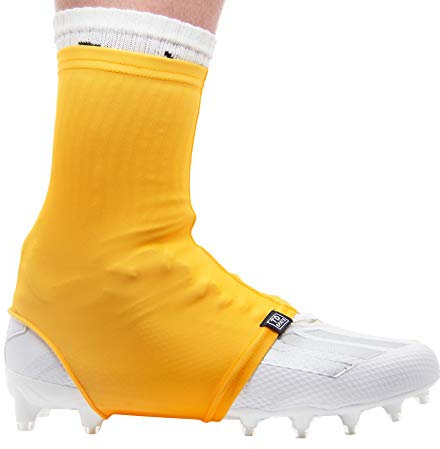 TD Spats Fußball-Stollenabdeckungen – Premium-Wraps für Stollen, für Fußball, Fußball, Feldhockey oder Rasen, Los Angeles Gold, Medium