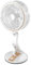 Portable USB Fan, Desk Fan, Pedestal Fans, Height Foldabl Fan with Night Light LED, Stepless Speed Regulation, Handle and Hanging Hole, Super Quiet Fan for Home Outdoor Office Camping,Gold