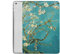 Funda para iPad 9.7 2014 iPad Air de 2ª generación Slim Smart Cover protectora con suave TPU Honeycomb Clear Back & Viewing/Typing Stand para iPad 9.7 pulgadas Air 2 Gen Auto Sleep/Wake impreso- Flor