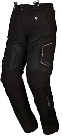 Modeka Khao Air Motorrad Textilhose, schwarz, Long M