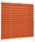 SchattenFreude Basic Klemmfix-Plissee für Fenster | Mit Klemm-Haltern | Ohne Bohren | Orange, Breite: 95cm x Höhe: 130cm
