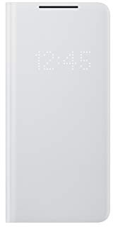 Samsung Smart LED View Cover per Galaxy S21 Ultra 5G (2021), Light Gray