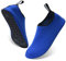 AUXDIQ Schwimmschuhe Badeschuhe Aquaschuhe Surfschuhe Wasserschuhe Strandschuhe Barfuß Schnell Trocknend für Damen Herren Blau 40/41 EU