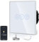 BSEED Smart ZigBee Dimmer Schalter Unterputz Dimmerschalter mit Berührungssensor Glaspanel 2.4GHz WiFi Wandschalter (Hub Erforderlich)Kompatibel mit Alexa/Google Home/Tuya/Smart Life 1 Fach 1 Weg Weiß