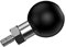 1-Zoll Ball Mount Ball Adapters Motorrad ATV Rückspiegel Schraube Kugelkopf M6x1mm Kompatibel mit RAM Mount (SZ-M6*1)