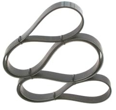 BOSCH Keilrippenriemen 1987945986 | Kompatibel mit: FORD COUGAR, MONDEO II, MONDEO II Stufenheck, MONDEO II Turnier, NISSAN ROGUE, X-TRAIL II