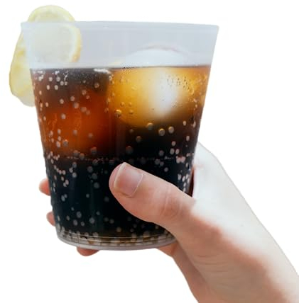 ACESA - Vasos Plastico Duro Reutilizables - Vasos Cocktail Plastico Ecologicos y Reciclables - Para Eventos, Mojitos, Vasos de Cubata Duros libre de BPA y de Calidad - 450ml (400)