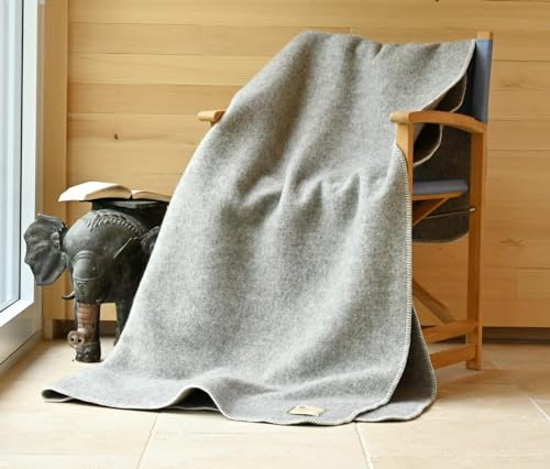 Wohnen & Accessoires GmbH & Co. KG Wolldecke Gotland 50% Gotlandwolle 50% Schurwolle 150x220cm