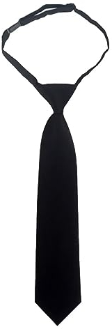 HOTMNTY Cravatta Pre-Legata da Bambino in Tinta Unita con Fibbia a Torre per Compleanno, 1 Pezzo