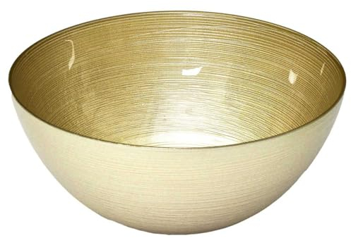 Saladier en Verre Doré Ø28cm