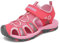 SAGUARO Sandales pour Enfants Garçons Sandales plates à Bout Fermé filles Sandales Anti-collision Confortables et Pratiques Kids Rose 26 EU